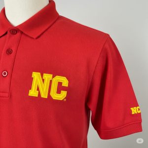 Red Tshirt Letters Print